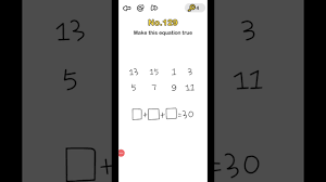 Satunya lagi 70 cm, butuh 6 jam baru Brain Out Level 129 Make The Equation True Youtube