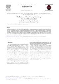 Top 5 of the last 24 hours. Pdf The Review Of Manufacturing Technology For Aircraft Structural Part