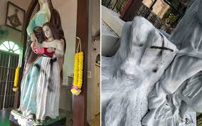 Anne instead which must be one of the largest and most impressive church compounds in malaysia. Man Spray Paints X On Statues At St Anne S Church In Bukit Mertajam Free Malaysia Today Fmt