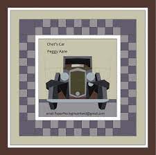 Antique Car Paper Piecing Quilt Pattern Paper Piecing Quilts Paper Piecing Quilt Patterns