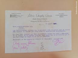 carta comercial. liborio gonzalez garcia. agent