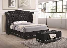 Browse a variety of housewares, furniture and decor. Barzini Bedroom Collection Barzini Black Upholstered California King Bed 300643kw Complete Beds Unique Home Furniture