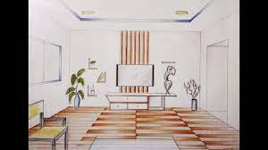 If the building does not yet exist, brainstorm designs based on the size and shape of the location on which to build. How To Draw Interior Of A House In One Point Perspective Youtube