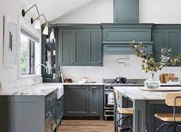 The herringbone white with black grouts backsplash creates a clean and also edgy look! The Difference Grout Color Can Make To Your Tiles Emily Henderson