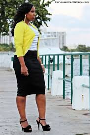 Black And Yellow Outfits For Boys Black White Yellow Curves And Confidence Miami Fashion Fashion Plus Size Fashion