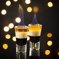 Flaming B 52 Shot Recipe Recipe Shot Recipes Fruity Cocktails Flaming Shots