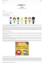 Jul 20, 2021 · link twibbon hari anak nasional 2021 untuk menyandingkan foto anakmu dengan bingkai twibbonize secara gratis yang ada di sini. Pdf Hari Anak Nasional Saiful Rizal Academia Edu