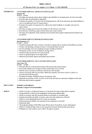 They investigate financial analysis methods, create mathematical tools and improve investment instruments. Customer Service Service Specialist Resume Samples Velvet Jobs