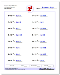 Powers Of Ten And Scientific Notation