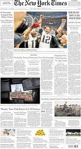 Contents 1 newspapers and radio 1.1 new york times media group 1.2 new england media group 1.3 regional medi … The New York Times In Print For Monday February 4 2019 The New York Times