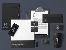 Free Black Identity Stationery Mockup Psd Titanui Stationery Mockup Stationery Branding Mockup Identity