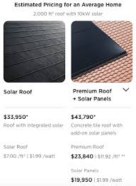 Tesla is one of the most expensive options out there, with an average cost of $21.85 per square foot. Tesla Unveils A Bigger Better Simpler Solar Roof At A 40 Discount Pv Magazine International