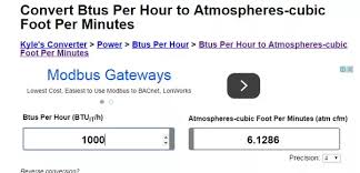 Volumes (like a room full of air) are measured in cubic units — cfm determines how much cubic feet can be moved or exchanged each minute. How Is Btu Converted Into Cfm Quora
