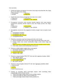 Multi contoh makalah pemograman visual bsi semester 3. Latihan Soal Uas Teknikpemrograman 2 Pdf