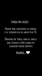Te Amo Mami Frases Bonitas Frases Para Hijos Varones Frases Para Hijos