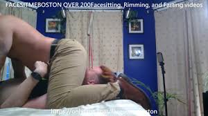 Fresh from work hell sit his sweaty and stinky ass right on your face!  FART TORTURE