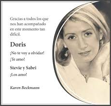 Señora Doris Beckmann Legorreta Obituario Esquela