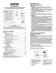 First alert co400 carbon monoxide alarm user manual. First Alert Fcd4 Carbon Monoxide Alarm User Manual Manualzz
