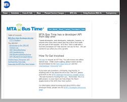 mta bus time api overview documentation alternatives