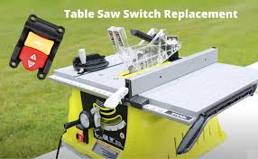 Table Saw Switch Replacement Fits For Ryobi Craftsman Safety Locking Switch Power Tool Switch On Off Switch For Craftman Ryobi 10 Table Saw 125v 250v 4 Poles Power Switch Replaces 089110109712 Amazon Com