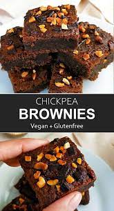 Vegan And Gluten Free Chickpea Brownies Its A High Protein Vegan Dessert And Chickpea Brownies Chickpea Brownies Vegan Dessert Recipes Delicious Vegan Recipes