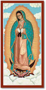 In 1532, the virgin mary appeared to juan diego, a converted aztec peasant. Blessed Virgin Mary Icons Our Lady Of Guadalupe Icon Monastery Icons