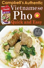 Quick And Easy Vietnamese Pho Soup Using My Pho Soup Kit And Campbell S Pho Broth Pho Soup Pho Soup Recipe Easy Beef Soup Recipes