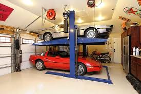 Our two post lifts come with accessories to turn your two post vehicle lift into a complete productivity center. Garage With A Car Lift Novocom Top