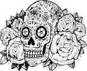 Free, printable mandala coloring pages for adults in every design you can imagine. Sugar Skull Coloring Pages Printable