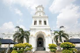 Masjid sultan abu bakar is located in. Sultan Abu Bakar State Mosque Building Front Entrance Against Stock Photo Picture And Royalty Free Image Image 25989931