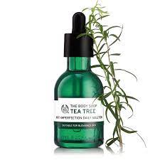 Enriched with community fair trade tea tree oil, it helps skin look and feel purified, clearer and mattified, with imperfections* appearing reduced. Tea Tree Anti Imperfection Daily Solution The Body Shop