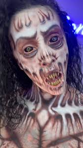 BARK LIKE U WANT IT 🗣️🗣️🗣️ #sfx #horror #demons #airbrush #bodypaint  #horrorlook