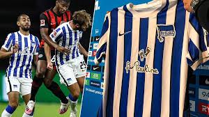 Hertha bsc berlin trikot 2016/2017 teamsigniert autogramm fußball, bundesliga, m. Fur Pauline Auf Trikot Von Hertha Bsc Berliner Kampfen Fur Krebskrankes Baby Sportbuzzer De