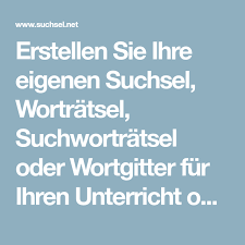 Es hat ganz einfach rätsel für kleinkinder, ebenso wir schwierigere, die für grösser kinder, ja sogar für jugendliche und erwachsene geeignet sind. Erstellen Sie Ihre Eigenen Suchsel Wortratsel Suchwortratsel Oder Wortgitter Fur Ihren Unterricht Oder Fur Di Suchsel Hochzeitszeitung Ideen Geburtstagsfeier