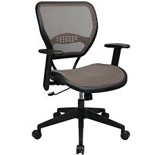 Office Star Brown Latte Airgrid Seat Back Deluxe Task Chair 55 88n15 Mesh Office Chairs Worthington Direct