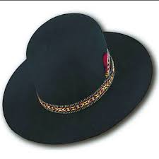 Wool Hat With Beaded Band Navajo Style Fancy Hats Crown Hat