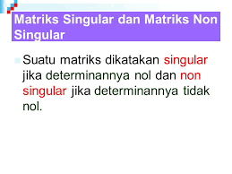 Inverse of a 3x3 matrix. Matriks Ppt Download