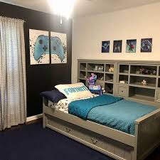 This room screams i love music Video Game Wall Art Gaming Wall Art Set Of 3 Blue Gray Etsy In 2021 Boys Bedroom Makeover Boy Bedroom Design Boy Room Paint