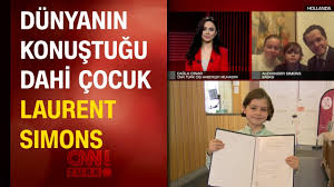 Child prodigy laurent simons has left his university course, following a dispute over his graduation date. 9 Yasinda Universite Mezunu Olacak Dahi Cocuk Laurent Simons Cnn Turk E Konustu Youtube
