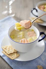 Soupe Cremeuse De Saumon Amuses Bouche Cuisine Poisson Recettes De Cuisine Cuisine Gourmande