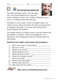 When is it too much? Let Me Tell You About Me English Esl Worksheets For Distance Learning And Physical Classrooms