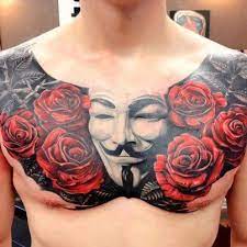 Oh Wow V For Vendetta Tattoo Cool Chest Tattoos Vendetta Tattoo