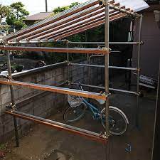 自転車置き場の簡単な作り方 diy方法は 参考例10選 単管パイプ 木 belcy 自転車置き場 自転車置場 diy 自転車置き場 diy