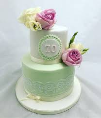 We'll include free candles, a free 'happy birthday' cake topper and a free birthday card with your personalised message printed inside. Em S Cake A Liscious Beautiful Elegant 70th Birthday Cake 70 70th 70thbirthday Flowers 70thbirthdaycake Birthday Specialbirthday Birthdaycake Flowers Lace Elegant Classy Facebook