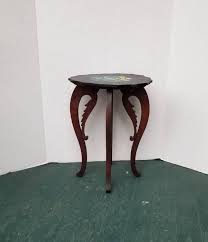 Vintage Small Accent Table Stenciled Vintage Table Antique Etsy Mesas Adornos