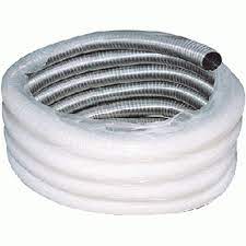 Tubo flessibile in alluminio estensibile d.100 mm per realizzare condotte di aria calda da stufe e caminetti a legna e pellet. Tubo Flessibile Inox 316 Interno Liscio Piemme