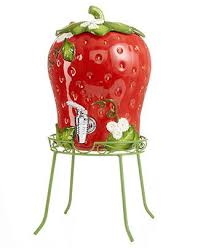 Pin By Casa Massima On For The Home Strawberry Kitchen Strawberry Decorations Drink Dispenser