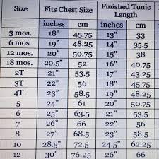 Violet Tunic Hoodie Size Chart Little Ragamuffin