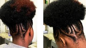 Packing gel hairstyle for medium length hair looks prettier if you make it into curls. African Kinky Hair Natural Sisters South African Hair Blog