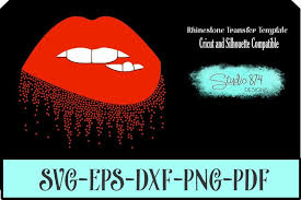 Description, download free clipart for lips from cliparts101 free in vector format in svg, emf, wmf and png format. Dripping Lips Vector Svg Template Vinyl Cut File 363634 Cut Files Design Bundles
